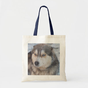 Tela Bolso de mano con Husky