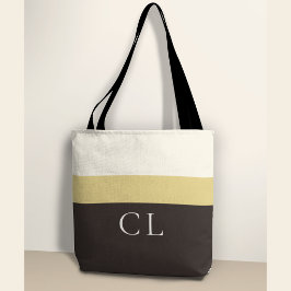 Tela Bolso de mano con monograma personalizado - Diseño