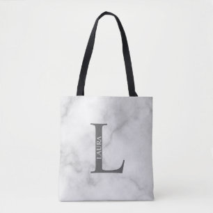 Tela Bolso de mano con monograma personalizado y nombre