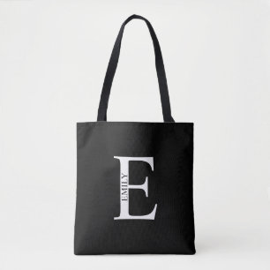 Tela Bolso de mano con monograma personalizado y nombre