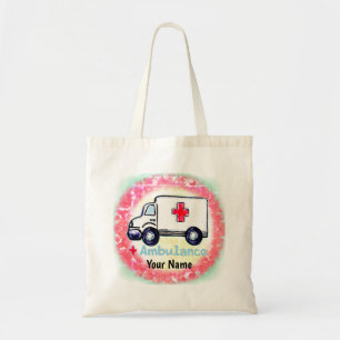 Tela Bolso de mano con nombre personalizado para ambula