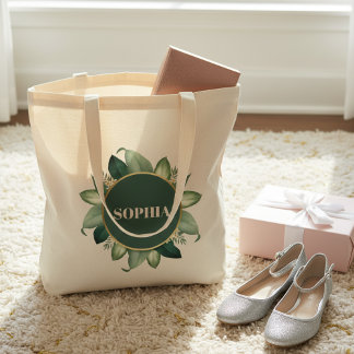 Tela bolso de mano con nombre personalizado para boda