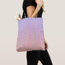 Bolso de mano con patrón adorable sin costuras