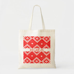 Tela Bolso de mano con patrón folclórico de Bielorrusia