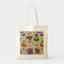 Tela Bolso de mano con patrón vintage de Halloween