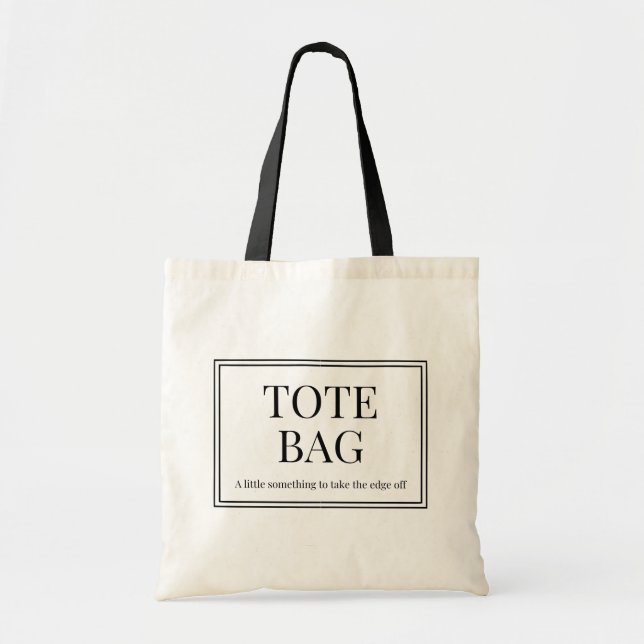Tela Bolso de mano con tema de libro lindo (Frente)