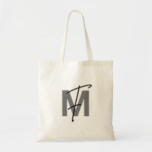Tela Bolso de mano con tipografía elegante