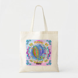 Tela Bolso de mano 'Confía en el momento'