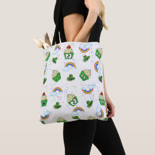 Tela Bolso de mano Cupcakes de arcoíris del Día de San