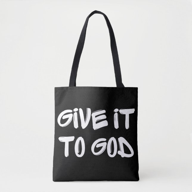 Tela Bolso de mano Darlo a Dios (Anverso)