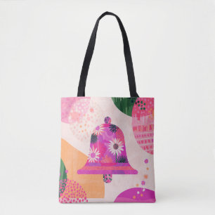 Tela Bolso de mano de arte colorido