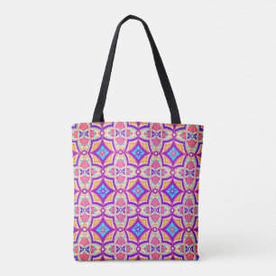 Tela Bolso de mano de arte popular bohemio