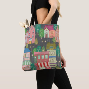 Tela Bolso de mano de arte vintage Sweet Dream LALATOWN