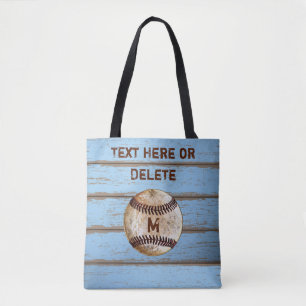 Tela Bolso de mano de béisbol rústico personalizado con