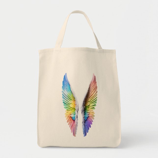 Tela Bolso de mano de compras Wings of Freedom (Frente)
