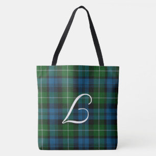 Tela Bolso de mano de cuadros Lamont con monograma