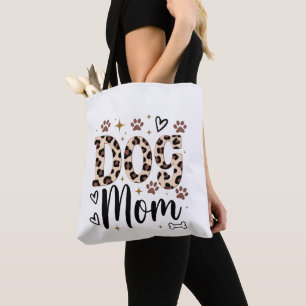 Tela Bolso de mano de estampado de leopardo para Mamá P
