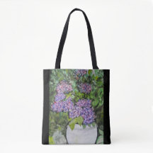 Bolso de mano de flor de Hortensia