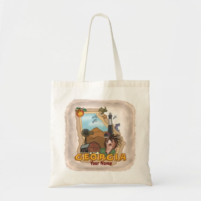 Tela Bolso de mano de Georgia (Frente)