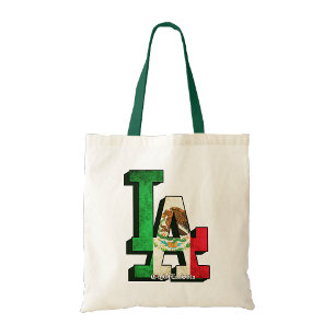 Tela Bolso de mano de la bandera mexicana de Los Ángele