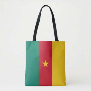 Tela Bolso de mano de la bandera patriótica de Camerún