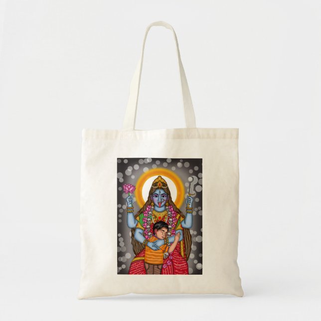 Tela Bolso de mano de la diosa Kali (Frente)