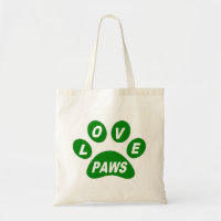 Bolso de mano de las rutas de amor en Paws Green
