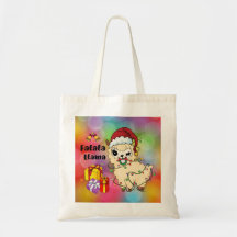 Bolso de mano de Llama de Navidad