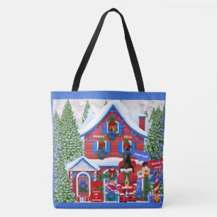 Tela Bolso de mano de los elfos de Santa Claus Teeny We
