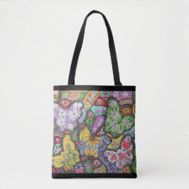 Tela Bolso de mano de mariposa