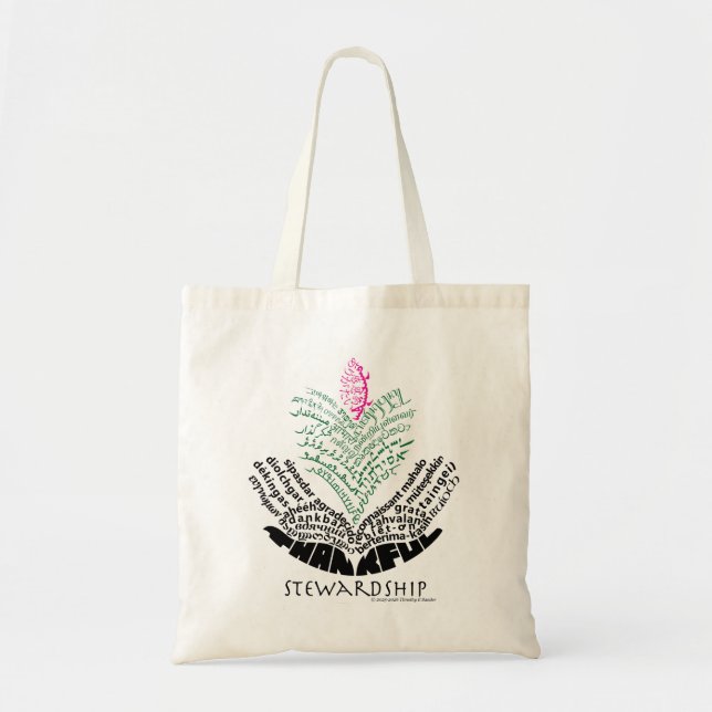 Tela Bolso de Mano de Obra Agradecida - versión 2 (Frente)