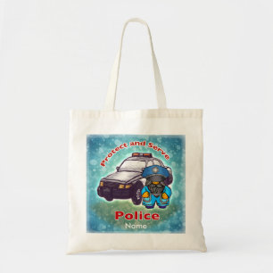 Tela Bolso de mano de policía pequeño