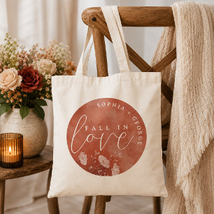 Tela Bolso de mano de regalo de boda de terracota Fall