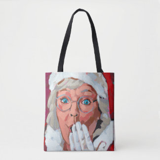 Tela Bolso de mano de Sr. y Sra. Claus
