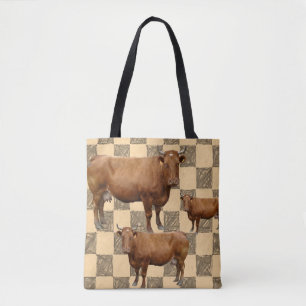 Tela Bolso de mano de vacas