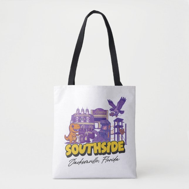 Tela Bolso de mano del barrio Southside (Anverso)