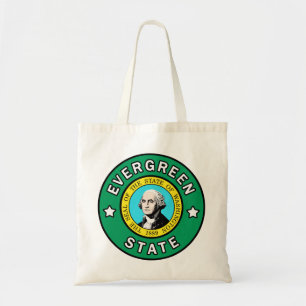Tela Bolso de mano del estado perenne de Washington