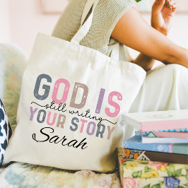 Tela Bolso de mano Dios Todavía Está Escribiendo Tu His