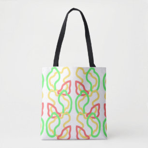 Tela Bolso de mano divertido