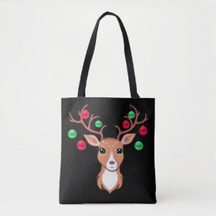 Tela Bolso de mano elegante de ciervo de Navidad