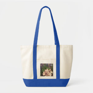 Tela Bolso de mano elegante vintage de jardín floral