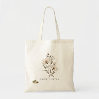 Tela Bolso de mano estético floral de acuarela Grow Gen