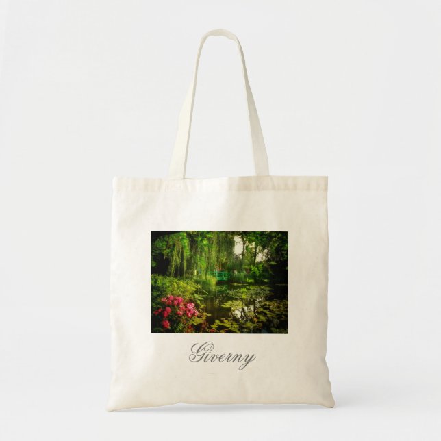 Tela Bolso de mano Famous Claude Monet Giverny Pond Lil (Frente)
