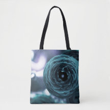 Bolso de mano floral de agua envejecida