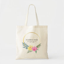 Bolso de mano floral de limón personalizado