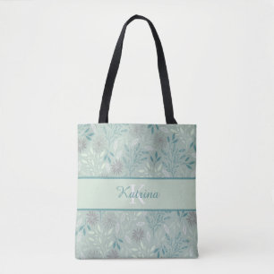 Tela Bolso de mano floral monogramado