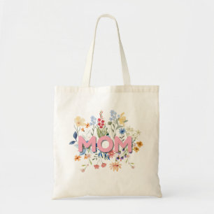 Tela Bolso de mano floral personalizado para mamá