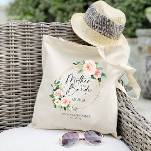 Tela Bolso de mano Floral Rubor Madre de la Novia