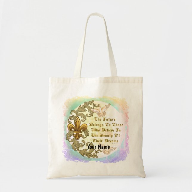 Tela Bolso de mano Futuros Sueños  (Frente)