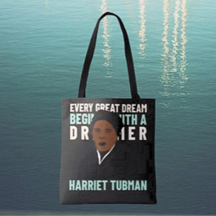 Tela Bolso de mano inspirador del sueño de Harriet Tubm
